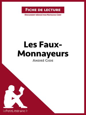 cover image of Les Faux-Monnayeurs d'André Gide (Fiche de lecture)